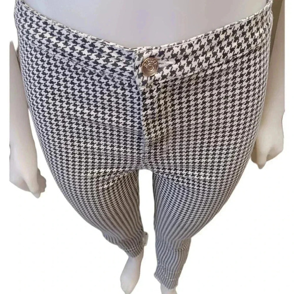 Divided H&M Jeans High Rise Black & White Checkered Pants Size 6 - Picture 6 of 9